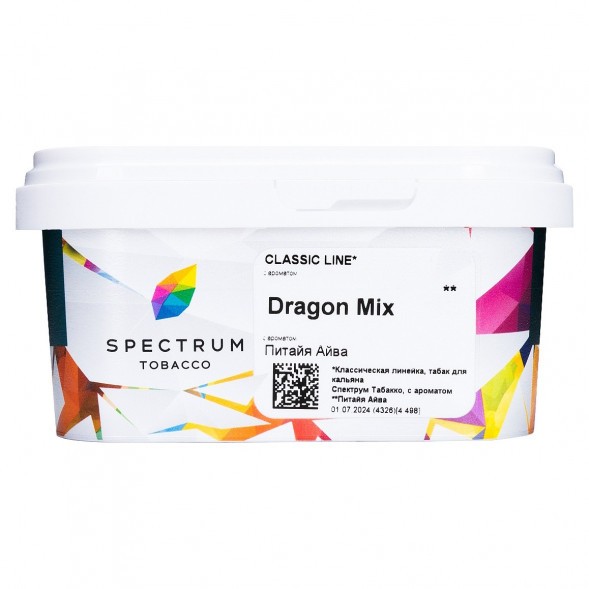 Табак Spectrum - Dragon Mix (Питайя Айва, 200 грамм) купить в Томске