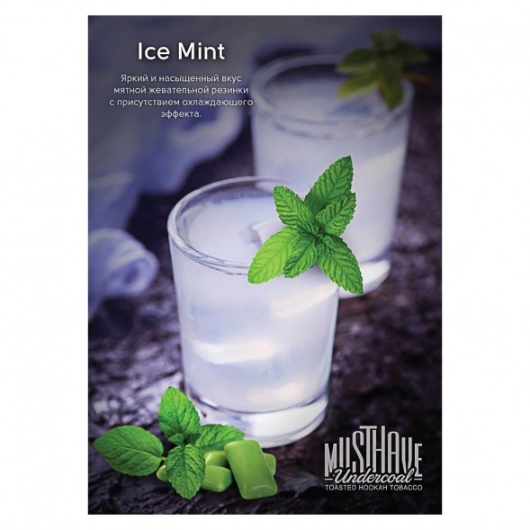 Табак Must Have - Ice Mint (Ледяная Мята, 125 грамм) купить в Томске