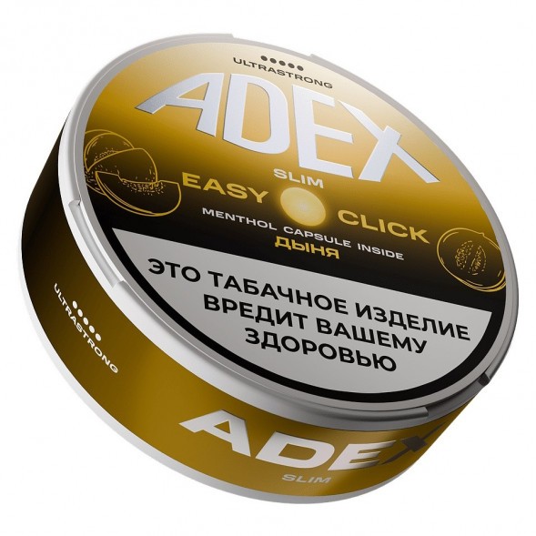 Табак жевательный ADEX ULTRA STRONG SLIM Easy Click - Melon Menthol (Дыня Ментол) купить в Томске