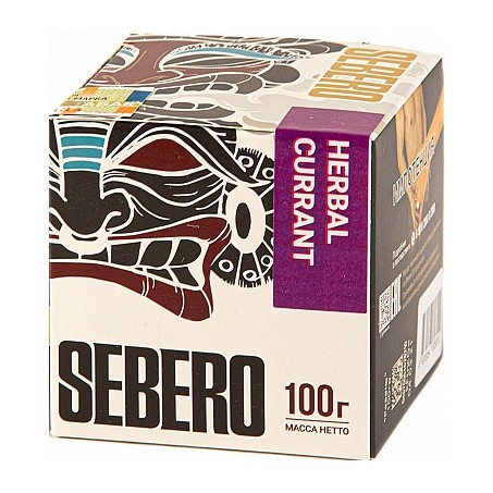Табак Sebero - Herbal Currant (Ревень и Чёрная Смородина, 100 грамм) купить в Томске