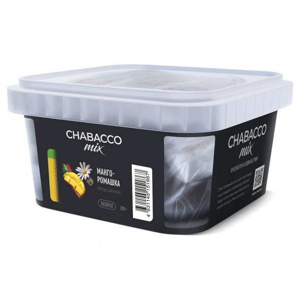 Смесь Chabacco MIX MEDIUM - Mango Camomile (Манго - Ромашка, 200 грамм) купить в Томске