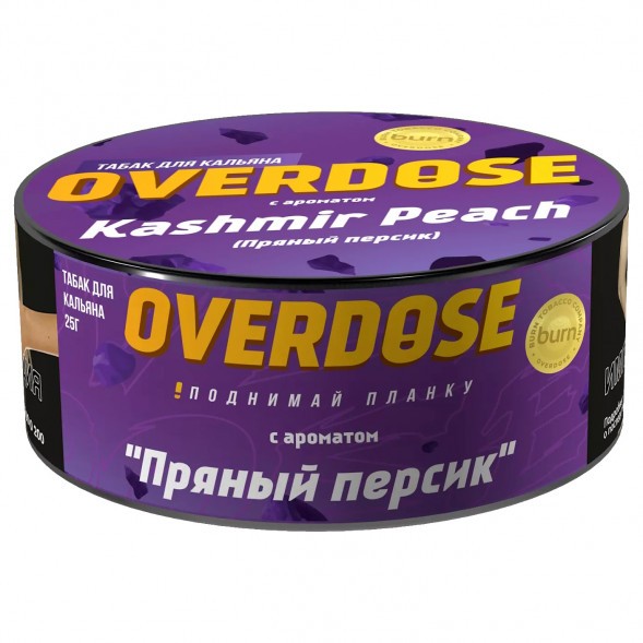 Табак Overdose - Kashmir Peach (Пряный Персик, 25 грамм) купить в Томске