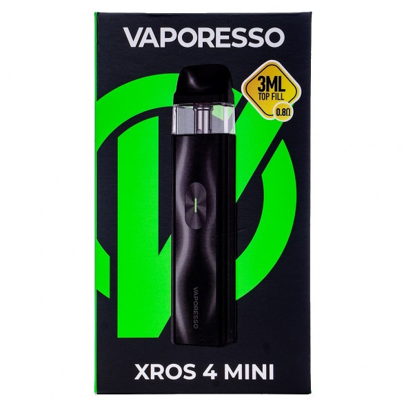 Электронная сигарета Vaporesso XROS 4 Mini - Black (Чёрная) купить в Томске
