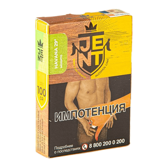 Табак Jent - Havana 29 (Мохито, 100 грамм) купить в Томске