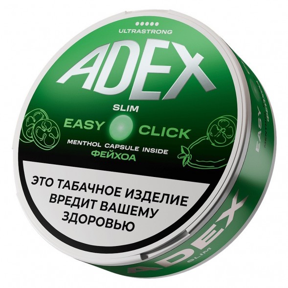 Табак жевательный ADEX ULTRA STRONG SLIM Easy Click - Feijoa Menthol (Фейхоа Ментол) купить в Томске