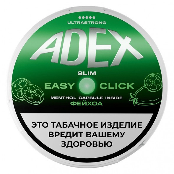 Табак жевательный ADEX ULTRA STRONG SLIM Easy Click - Feijoa Menthol (Фейхоа Ментол) купить в Томске