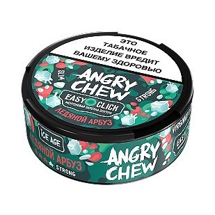 Табак жевательный Angry Chew Slim Strong Easy Click - Ледяной Арбуз (12 грамм) купить в Томске