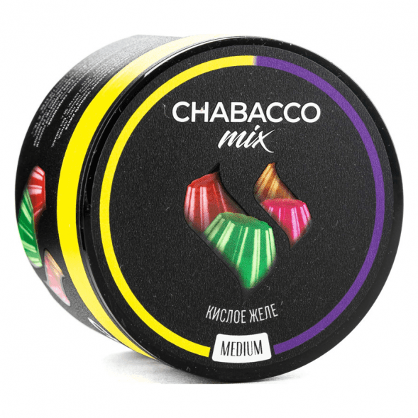 Смесь Chabacco MIX MEDIUM - Sour Jelly 2.0 (Кислое Желе 2.0, 40 грамм) купить в Томске