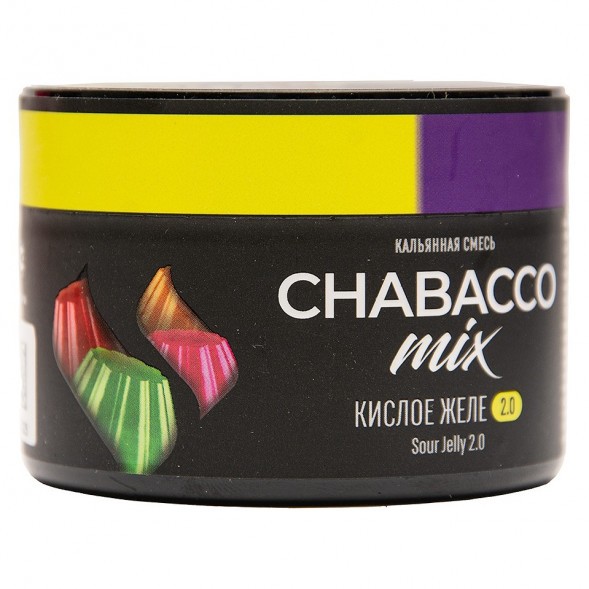Смесь Chabacco MIX MEDIUM - Sour Jelly 2.0 (Кислое Желе 2.0, 40 грамм) купить в Томске