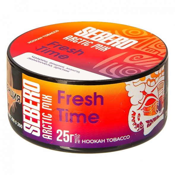 Табак Sebero Arctic Mix - Fresh Time (Фреш Тайм, 25 грамм) купить в Томске