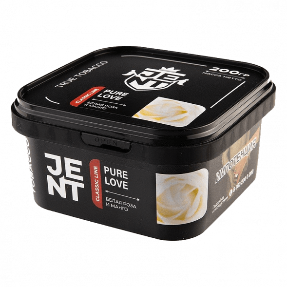 Табак Jent - Pure Love (Белая Роза и Манго, 200 грамм) купить в Томске