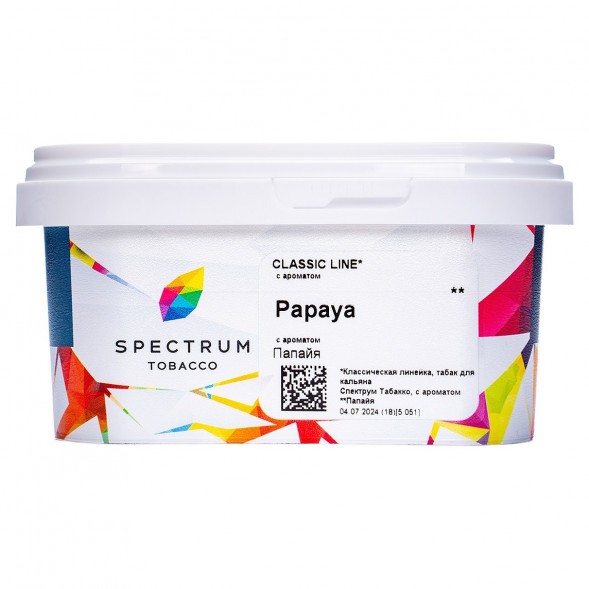 Табак Spectrum - Papaya (Папайя, 200 грамм) купить в Томске