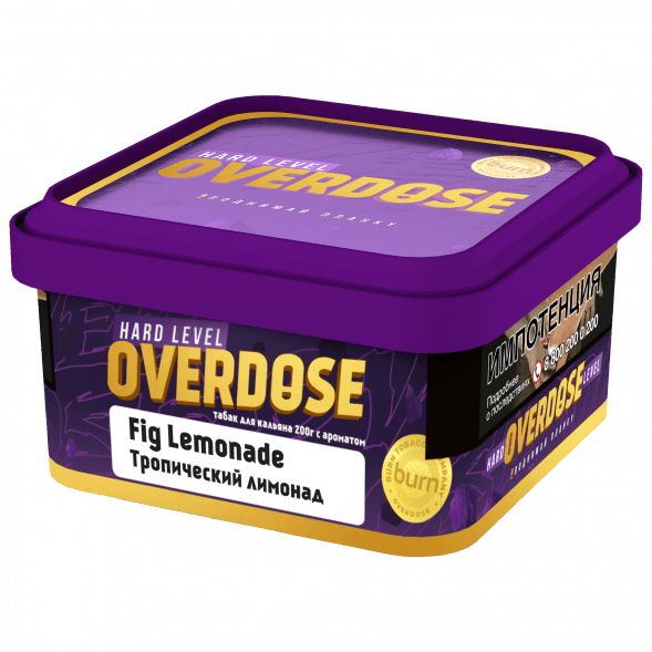 Табак Overdose - Fig Lemonade (Тропический Лимонад, 200 грамм) купить в Томске