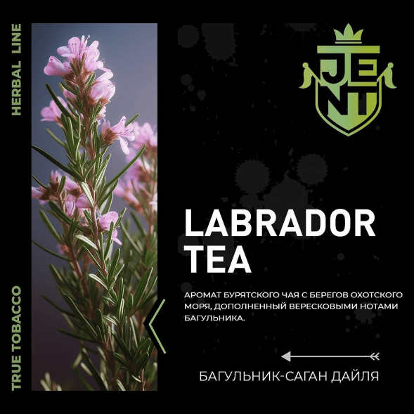 Табак Jent - Labrador Tea (Багульник и Саган Дайля, 200 грамм) купить в Томске