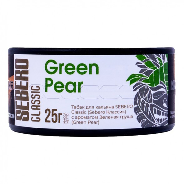 Табак Sebero - Green Pear (Зелёная Груша, 25 грамм) купить в Томске