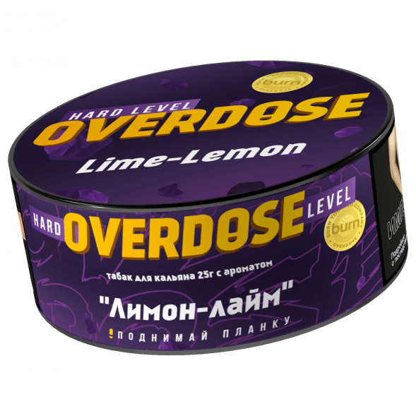 Табак Overdose - Lime-Lemon (Лимон и Лайм, 25 грамм) купить в Томске
