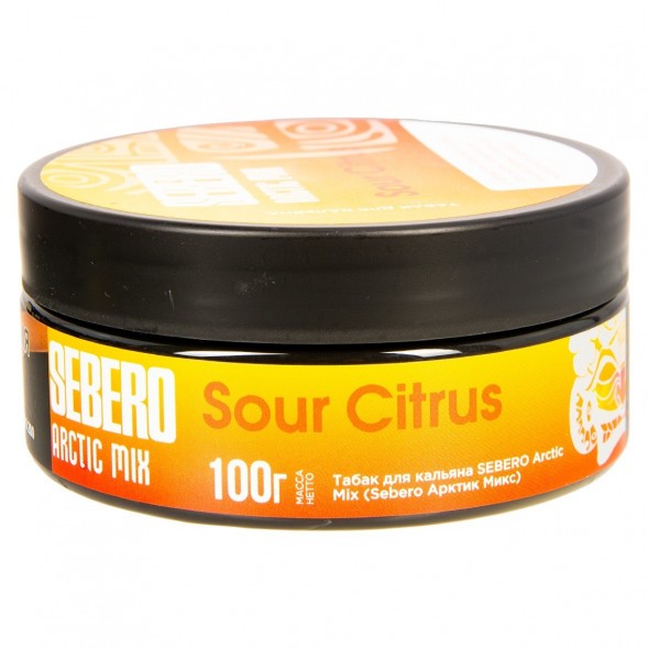 Табак Sebero Arctic Mix - Sour Citrus (Кислые Цитрусы, 100 грамм) купить в Томске