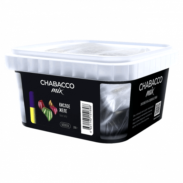 Смесь Chabacco MIX MEDIUM - Sour Jelly (Кислое Желе, 200 грамм) купить в Томске
