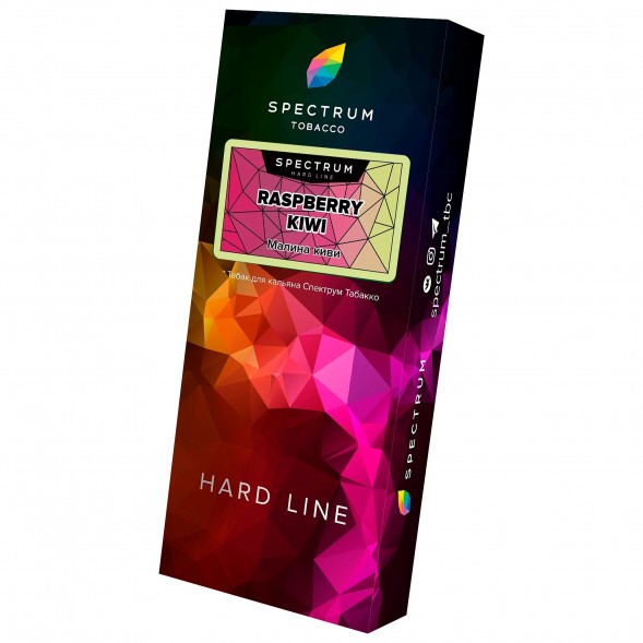 Табак Spectrum Hard - Raspberry Kiwi (Малина Киви, 100 грамм) купить в Томске
