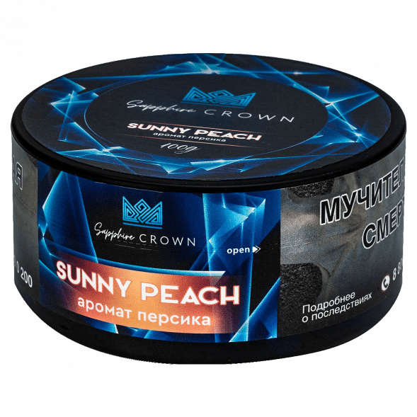 Табак Sapphire Crown - Sunny Peach (Персик, 100 грамм) купить в Томске