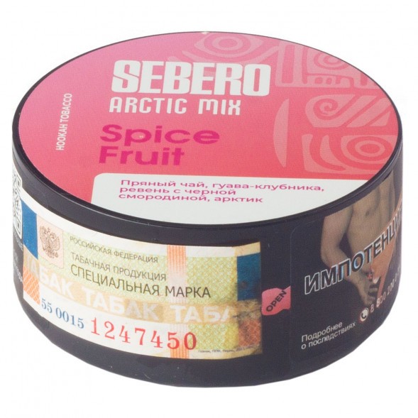 Табак Sebero Arctic Mix - Spice Fruit (Спайс Фрут, 25 грамм) купить в Томске
