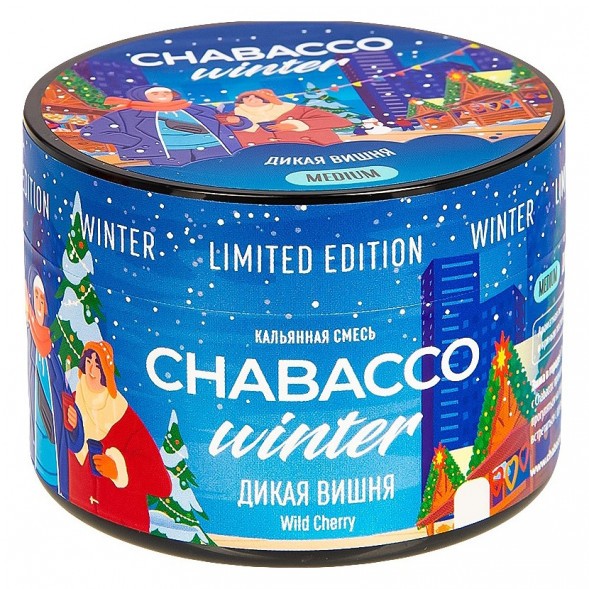 Смесь Chabacco MEDIUM - Wild Cherry (Дикая Вишня, 40 грамм) купить в Томске