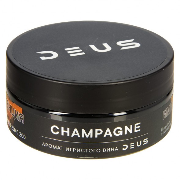 Табак Deus - Champagne (Игристое Вино, 100 грамм) купить в Томске