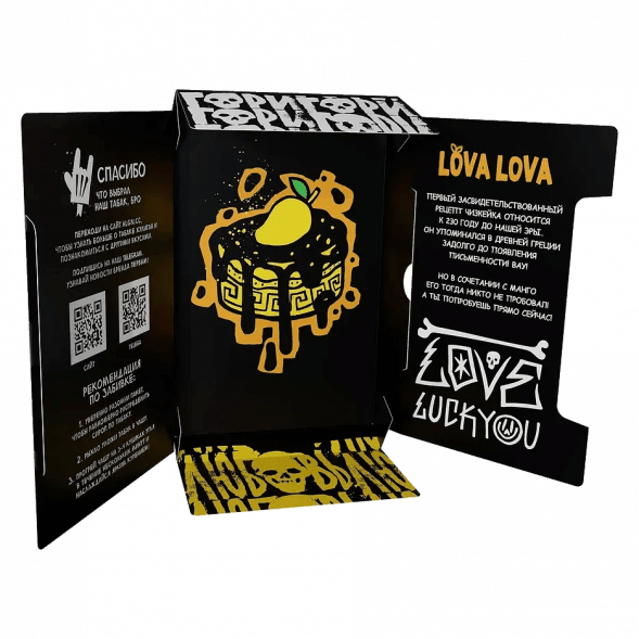 Табак Хулиган - LOVA LOVA (Манговый Чизкейк, 25 грамм) купить в Томске