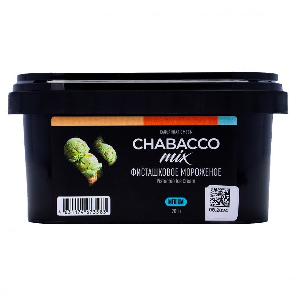 Смесь Chabacco MIX MEDIUM - Pistachio Ice Cream (Фисташковое Мороженое, 200 грамм) купить в Томске