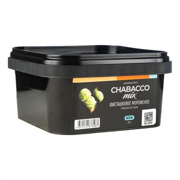 Смесь Chabacco MIX MEDIUM - Pistachio Ice Cream (Фисташковое Мороженое, 200 грамм) купить в Томске