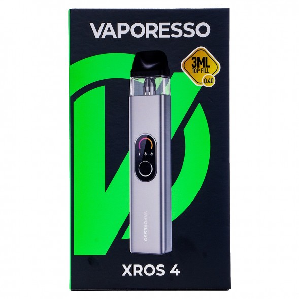 Электронная сигарета Vaporesso XROS 4 - Silver (Серебряная) купить в Томске