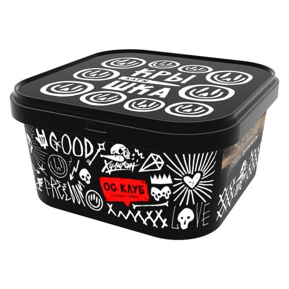 Табак Хулиган - OG Клуб (Клубника и Ревень, 200 грамм) купить в Томске