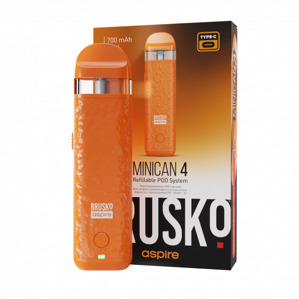 Электронная сигарета Brusko - Minican 4 (Оранжевый) купить в Томске