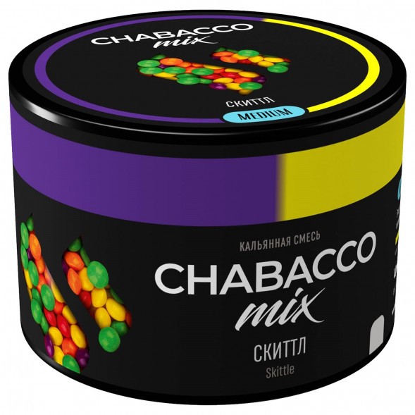 Смесь Chabacco MIX MEDIUM - Skittle (Скиттл, 40 грамм) купить в Томске