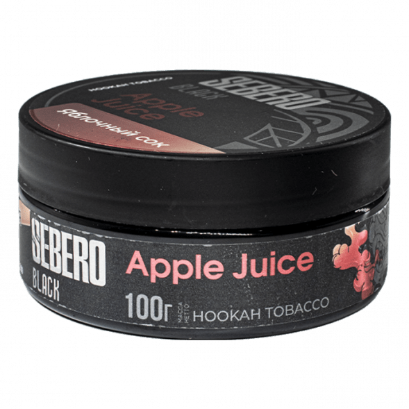 Табак Sebero Black - Apple Juice (Яблочный Сок, 100 грамм) купить в Томске