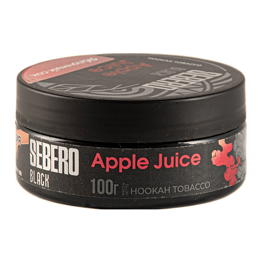 Табак Sebero Black - Apple Juice (Яблочный Сок, 100 грамм) купить в Томске