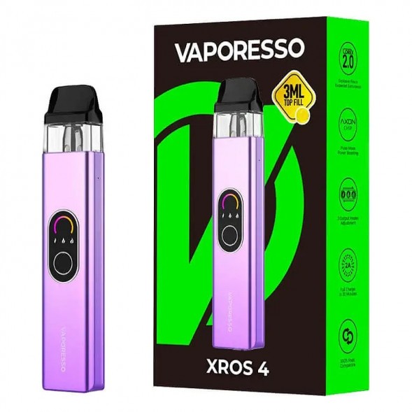 Электронная сигарета Vaporesso XROS 4 - Lilac Purple (Сиренево-Фиолетовая) купить в Томске
