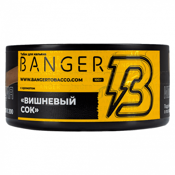 Табак Banger - Cherry Juice (Вишнёвый Сок, 100 грамм) купить в Томске