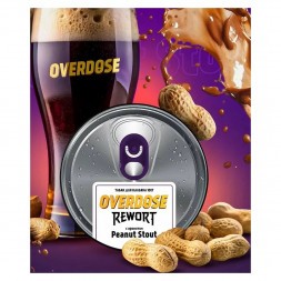 Табак Overdose - Peanut Stout (Арахисовый Стаут, 200 грамм)