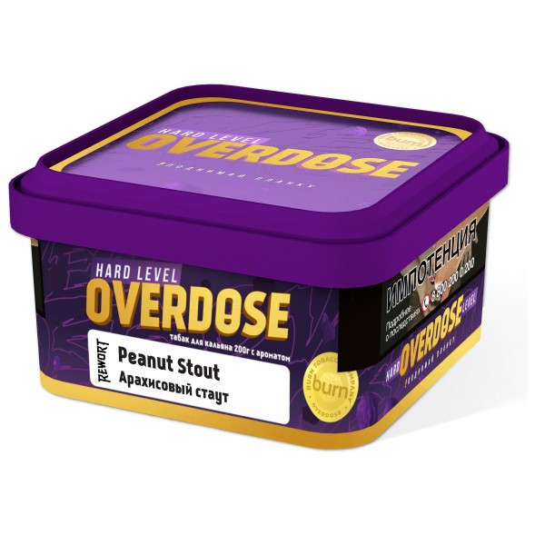 Табак Overdose - Peanut Stout (Арахисовый Стаут, 200 грамм) купить в Томске