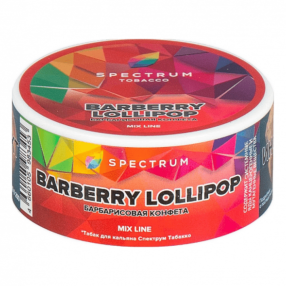 Табак Spectrum Mix Line - Barberry Lollipop (Барбарисовая Конфета, 25 грамм) купить в Томске