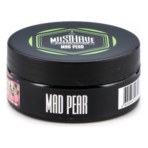 Табак Must Have - Mad Pear (Сумасшедшая Груша, 125 грамм) купить в Томске