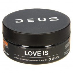 Табак Deus - Love Is (Клубнично-Банановая Жвачка, 100 грамм)