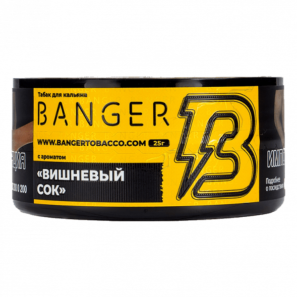 Табак Banger - Cherry Juice (Вишнёвый Сок, 25 грамм) купить в Томске