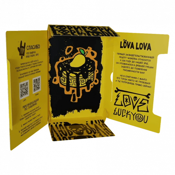 Табак Хулиган Hard - LOVA LOVA (Манговый Чизкейк, 25 грамм) купить в Томске