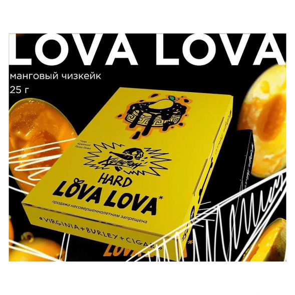 Табак Хулиган Hard - LOVA LOVA (Манговый Чизкейк, 25 грамм) купить в Томске
