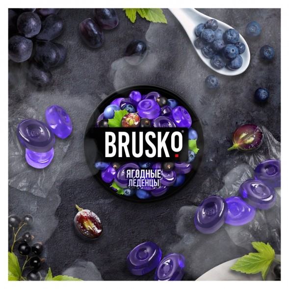 Смесь Brusko Medium - Ягодные Леденцы (50 грамм) купить в Томске