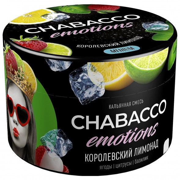 Смесь Chabacco MIX MEDIUM - Royal Lemonade (Королевский Лимонад, 40 грамм) купить в Томске