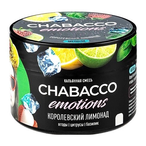Смесь Chabacco MIX MEDIUM - Royal Lemonade (Королевский Лимонад, 40 грамм) купить в Томске