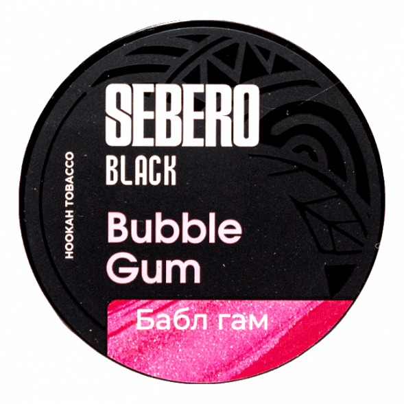 Табак Sebero Black - Bubble Gum (Бабл Гам, 100 грамм) купить в Томске